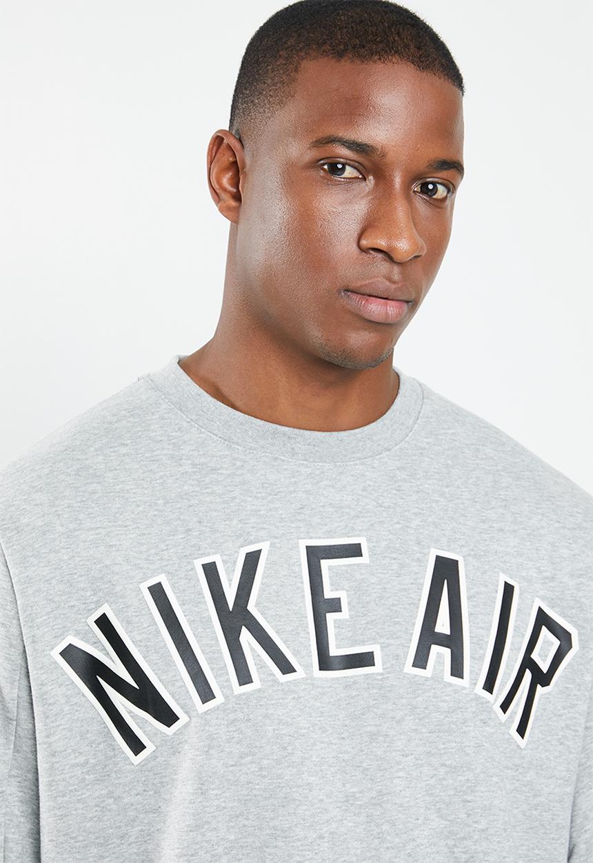Nike - M NSW crew fleece sweat - grey 