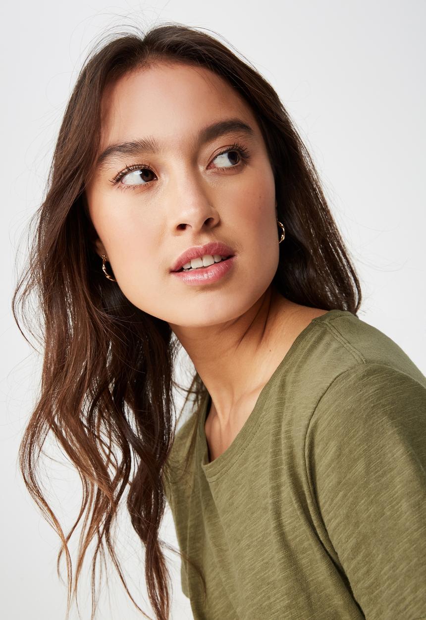 Cotton On - The crew t shirt  - green