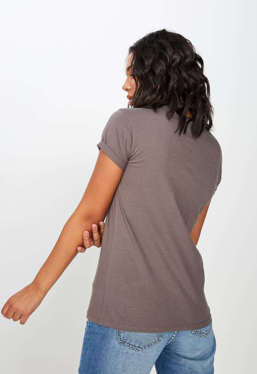 Cotton On - Classic band tee  - grey