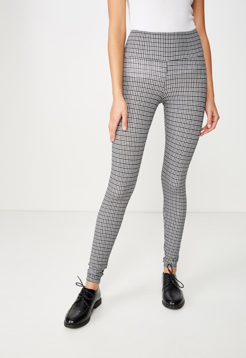 Cotton On - Dakota detail leggings  - black