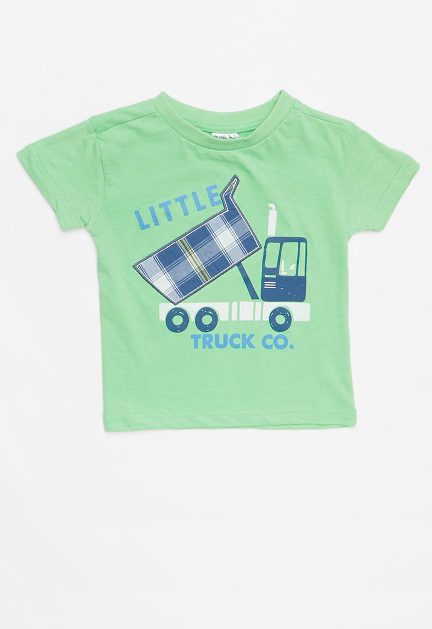 Twin Clothing - Truck printed T-shirt - green