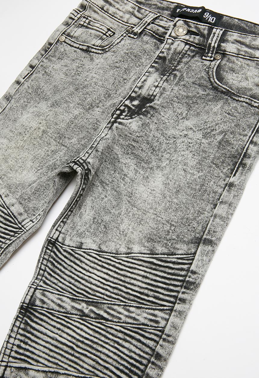 Twin Clothing - Biker denim jeans - grey