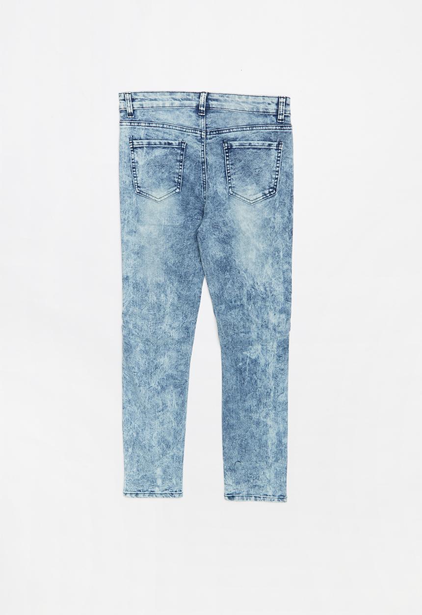 Twin Clothing - Biker denim jeans - blue