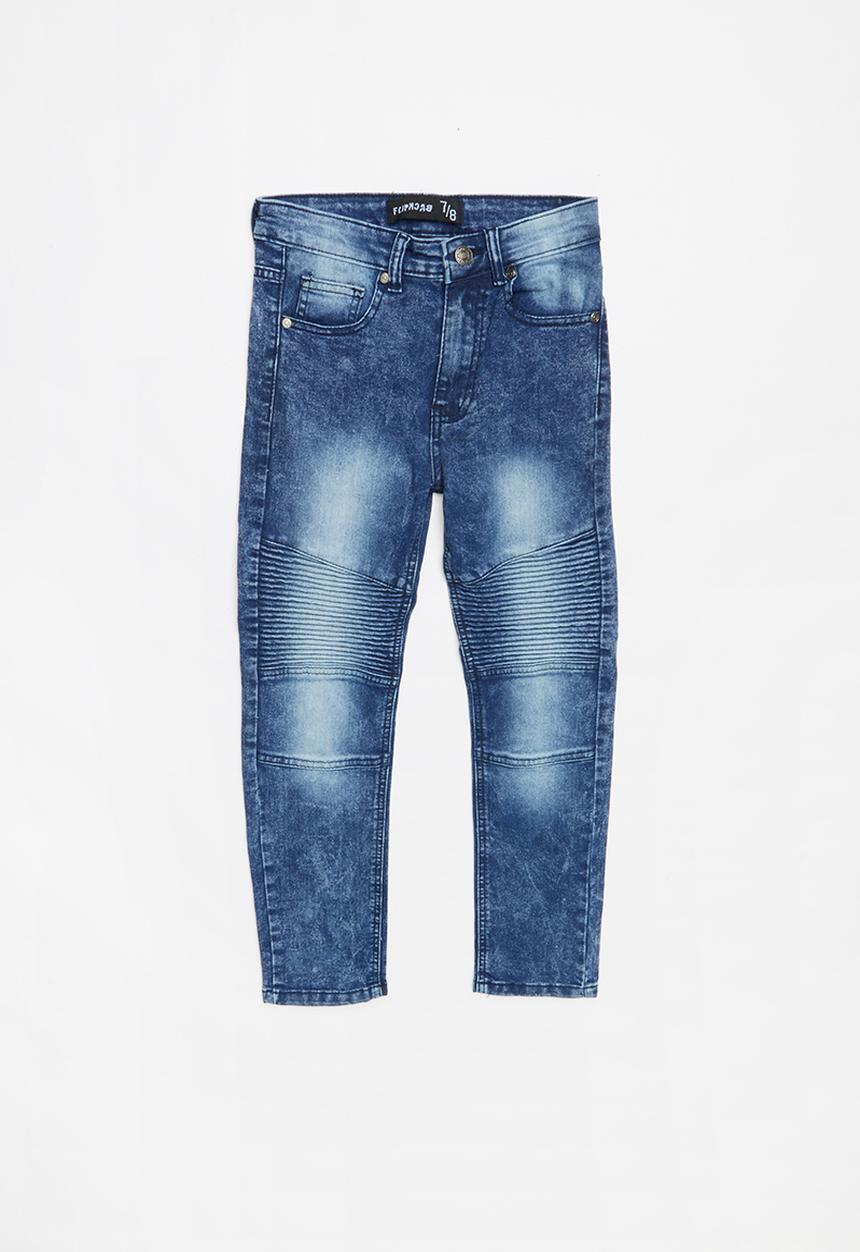 Twin Clothing - Biker denim jeans - blue