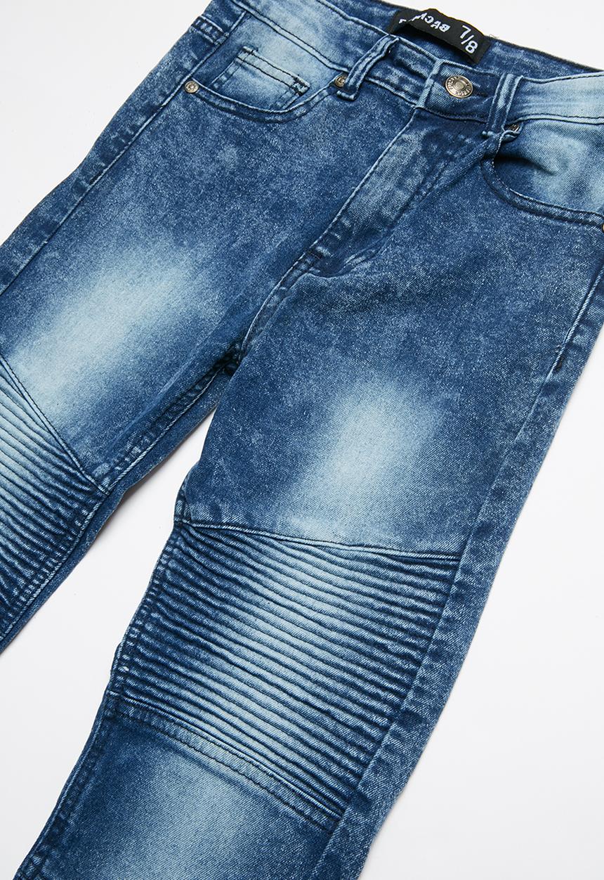 Twin Clothing - Biker denim jeans - blue