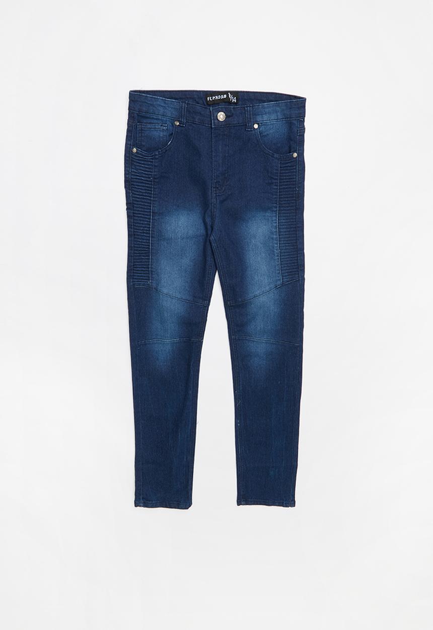 Twin Clothing - Biker denim jeans - blue