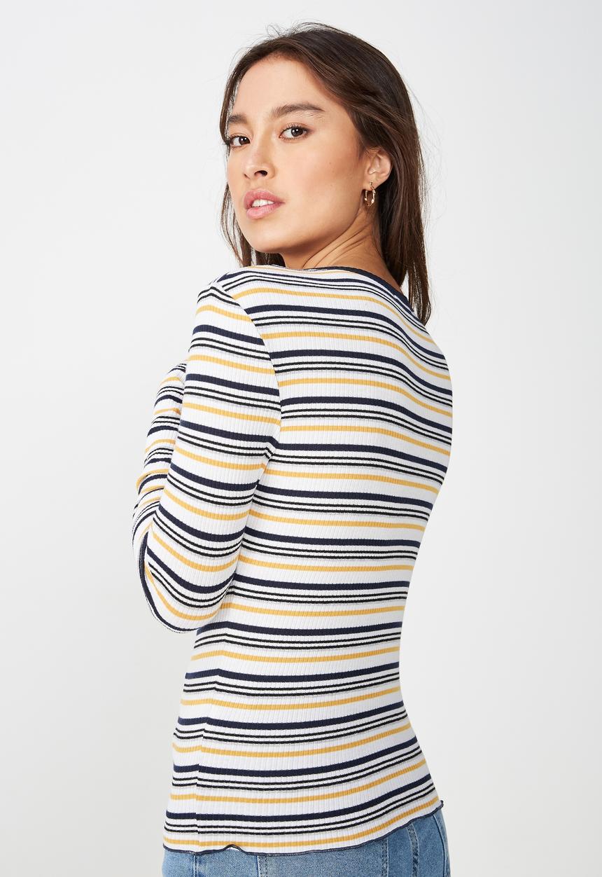Cotton On - The sister long sleeve top  - multi 