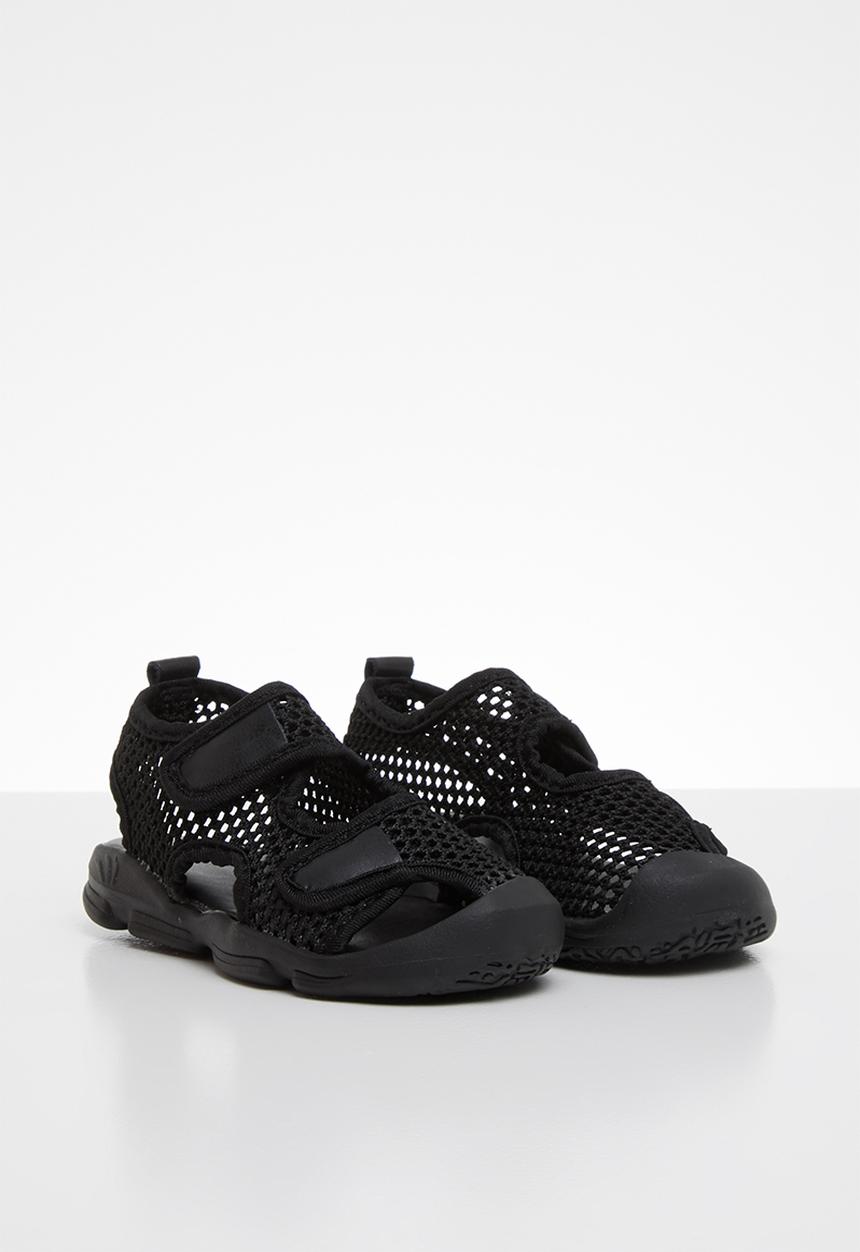 Pop Candy - Mesh cage sandal - black