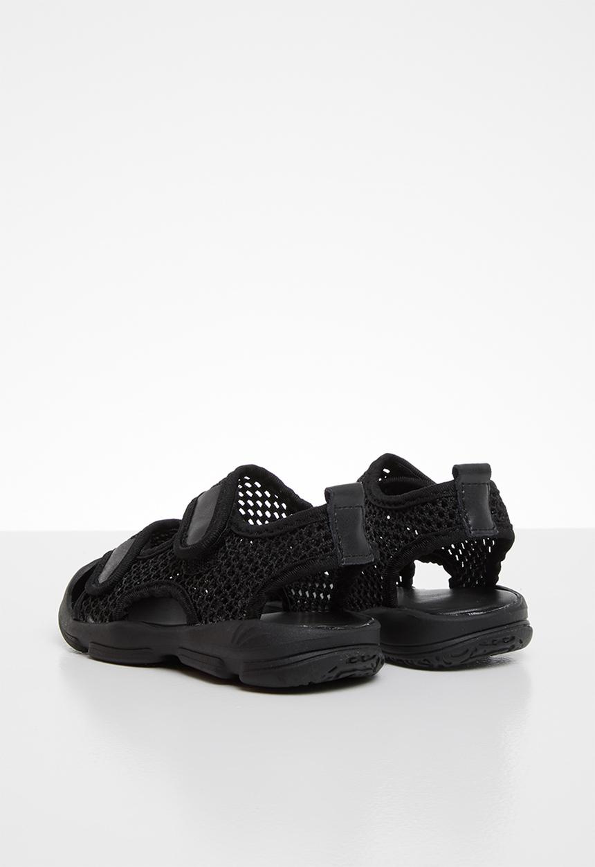Pop Candy - Mesh cage sandal - black