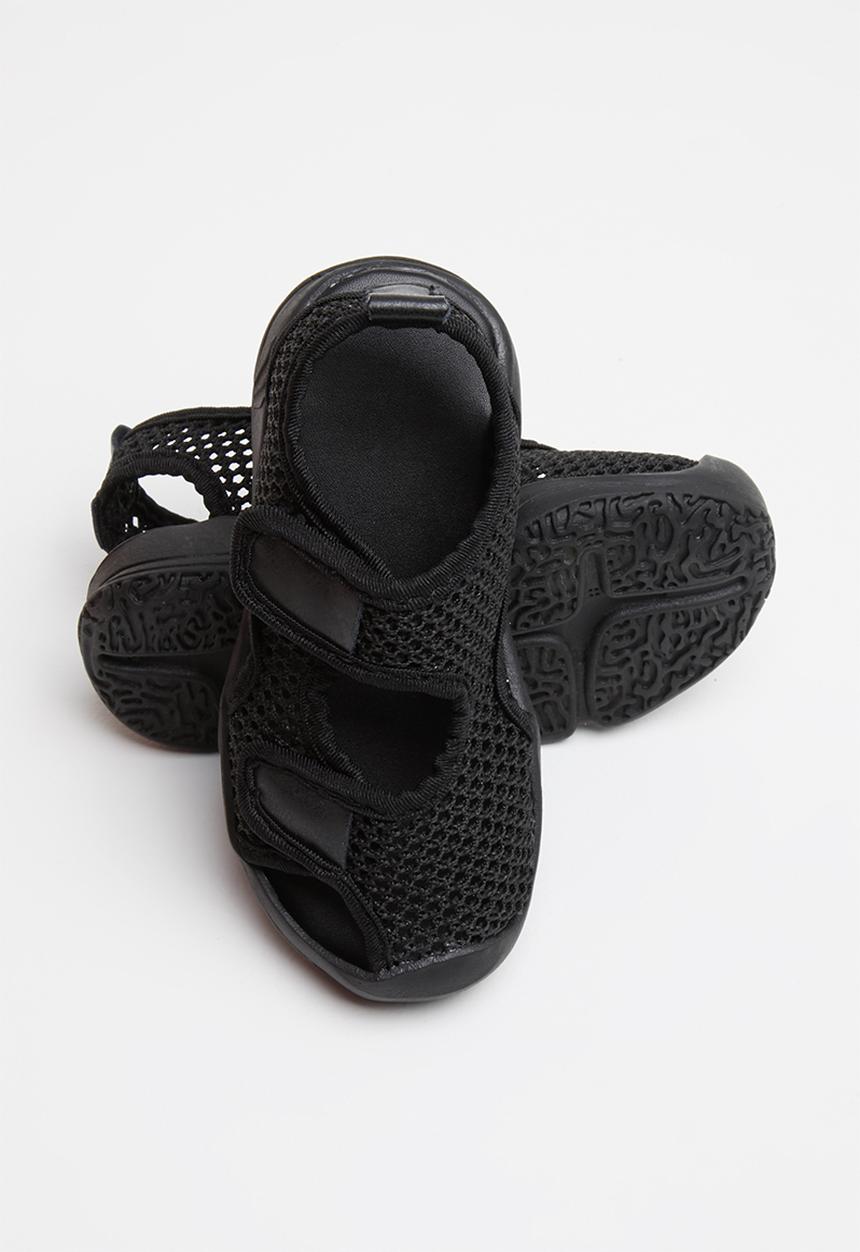 Pop Candy - Mesh cage sandal - black