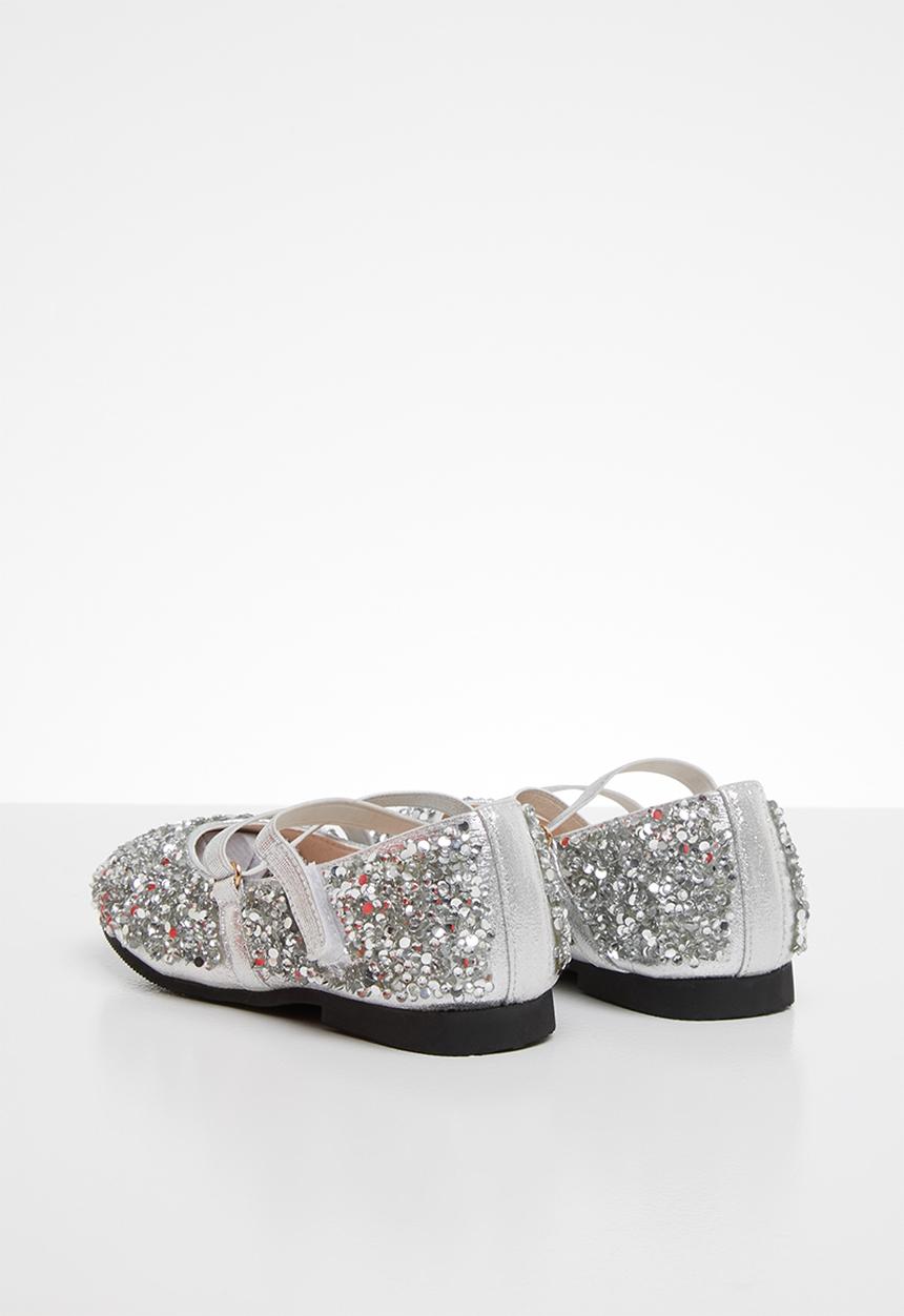 Pop Candy - Ballerina pump - silver
