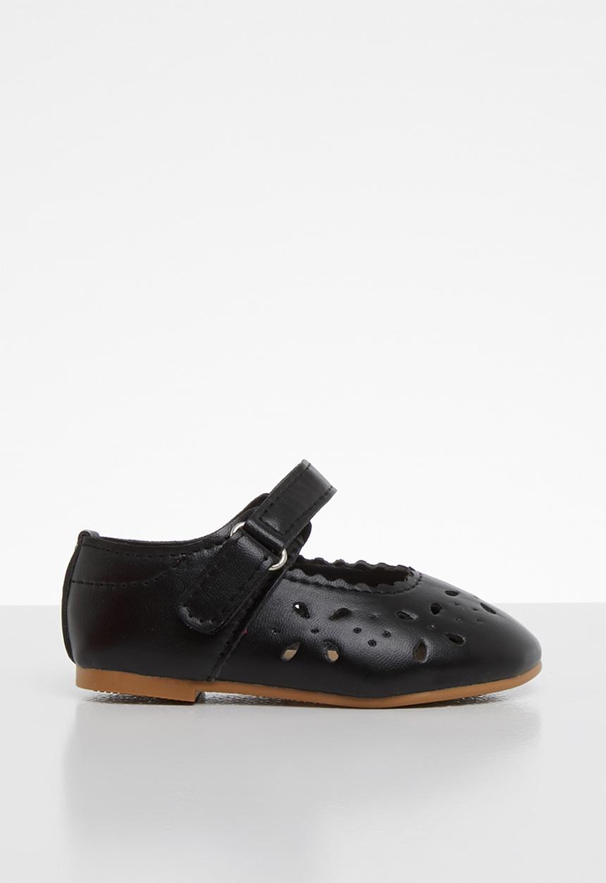 Pop Candy - Velcro strap pump - black