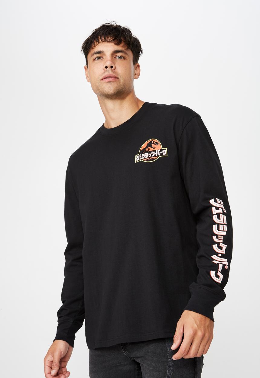 Cotton On - Tbar long sleeve collaboration tee - black 