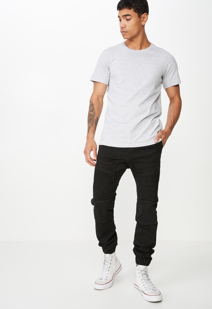 Cotton On - Slim fit denim jogger - black