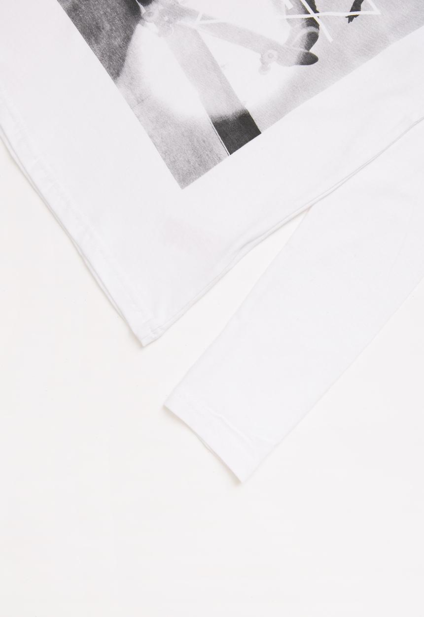 MINOTI - Long sleeve top - white