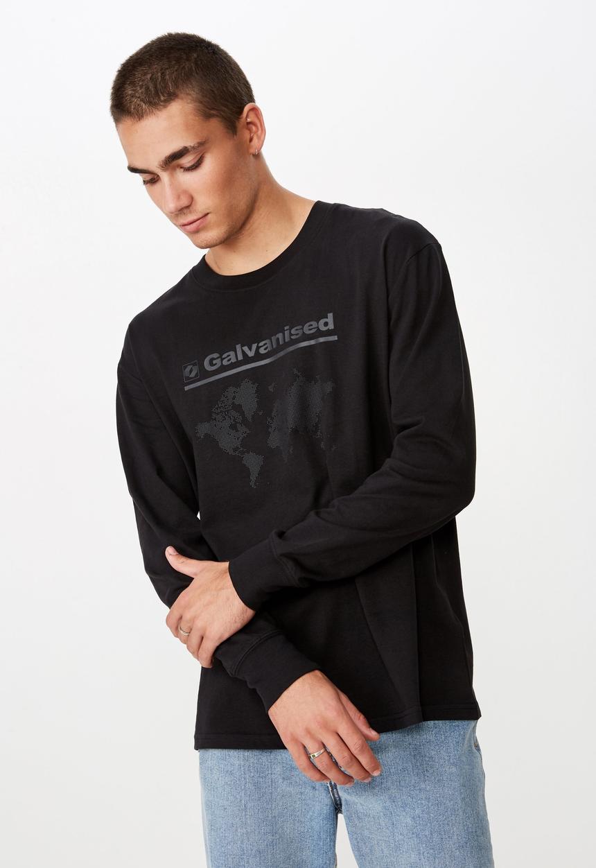 Cotton On - Tbar long sleeve tee - black