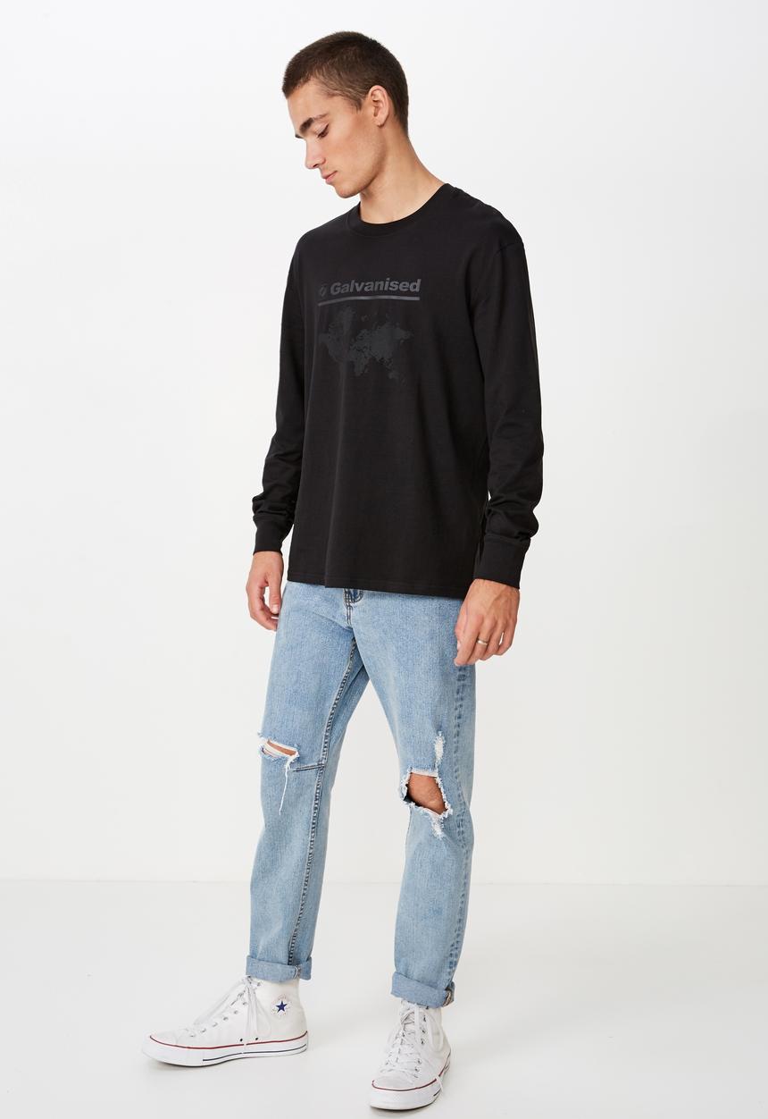 Cotton On - Tbar long sleeve tee - black