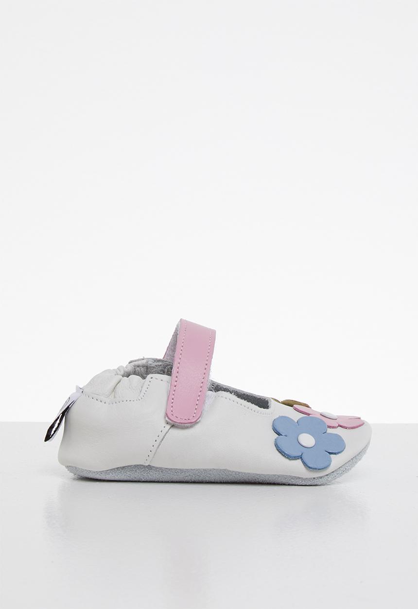 shooshoos - Flower garland pumps - white