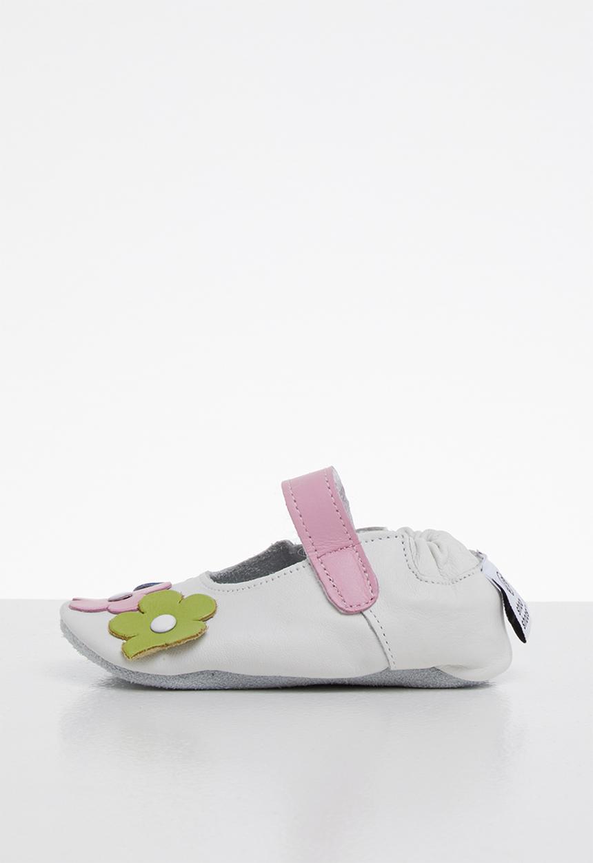 shooshoos - Flower garland pumps - white