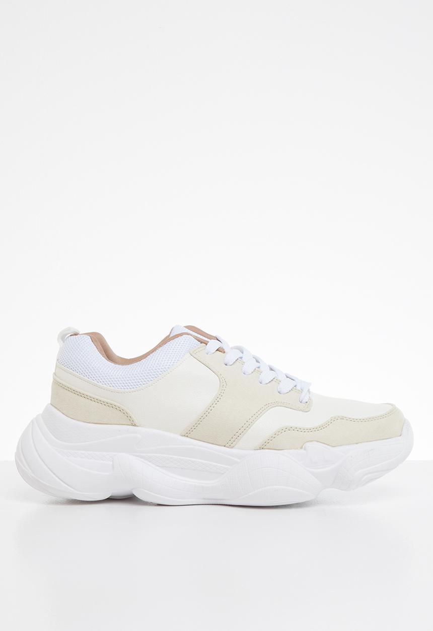 Missguided - Extreme sole trainer - white