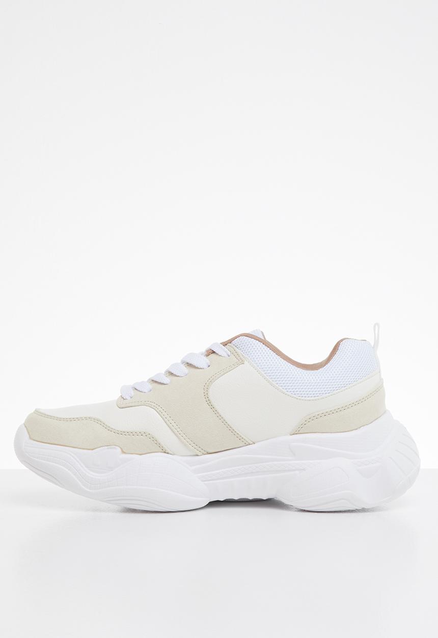 Missguided - Extreme sole trainer - white