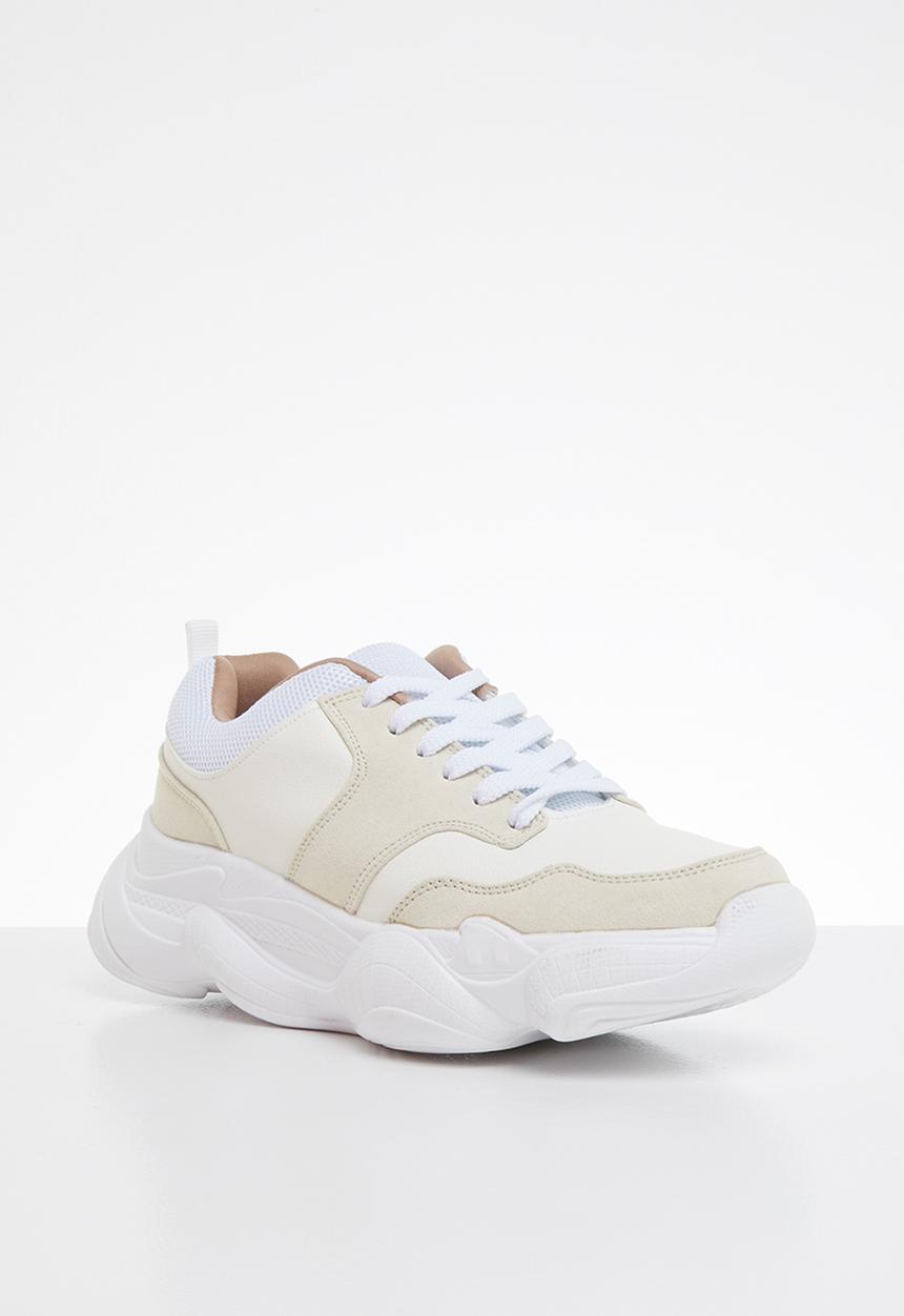 Missguided - Extreme sole trainer - white