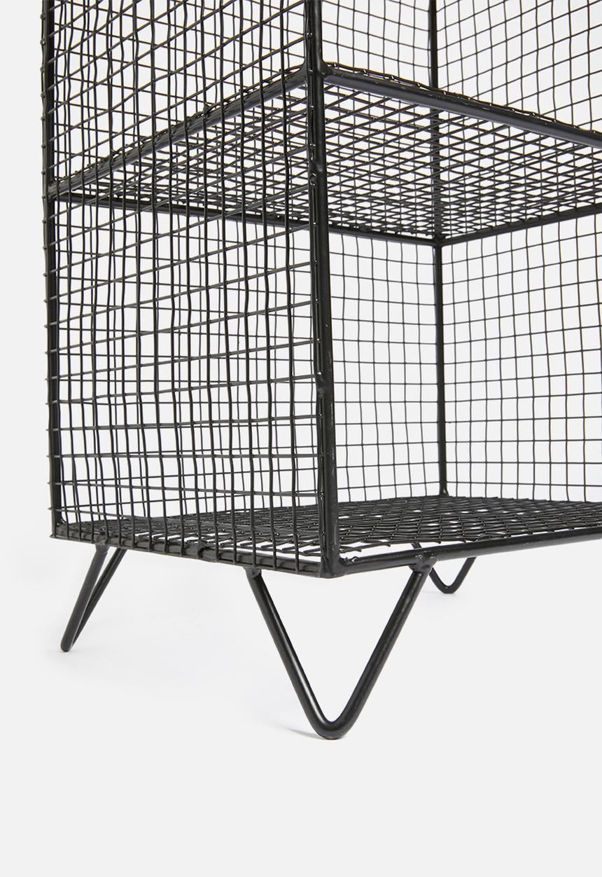 Sixth Floor - Orion side table - black/natural
