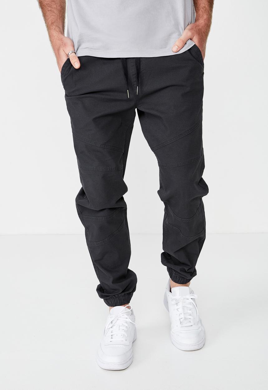 Cotton On - Drake cuffed pants - black