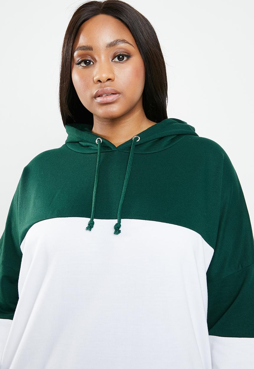 Missguided - Curves colourblock sweat dress - multi
