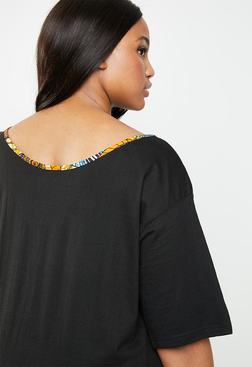 Plus-Fab - Africa T-shirt - black