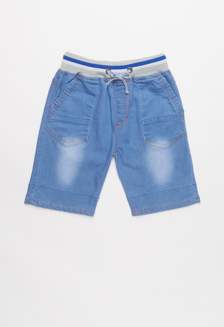 Pop Candy - Boys jean shorts - blue