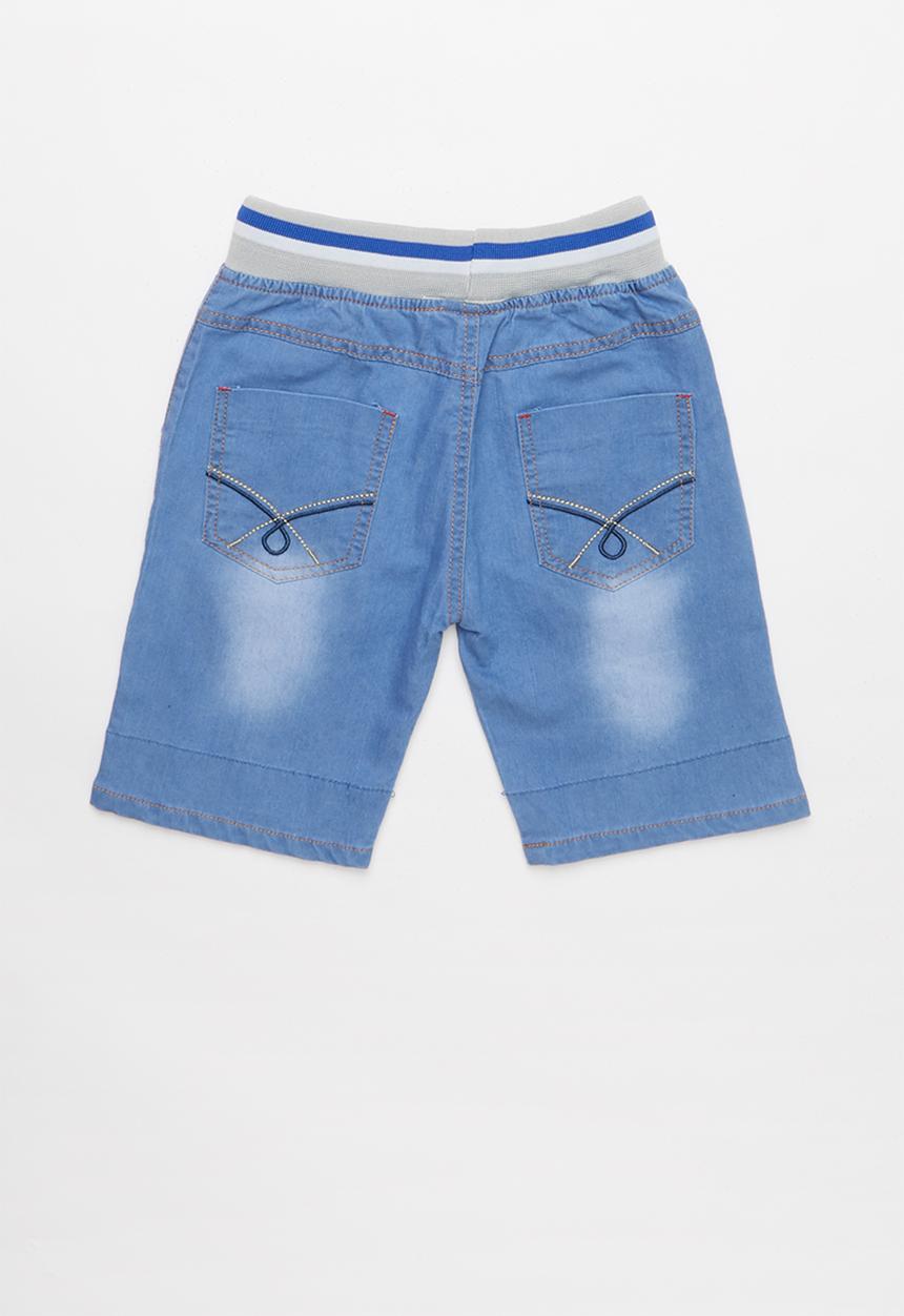 Pop Candy - Boys jean shorts - blue