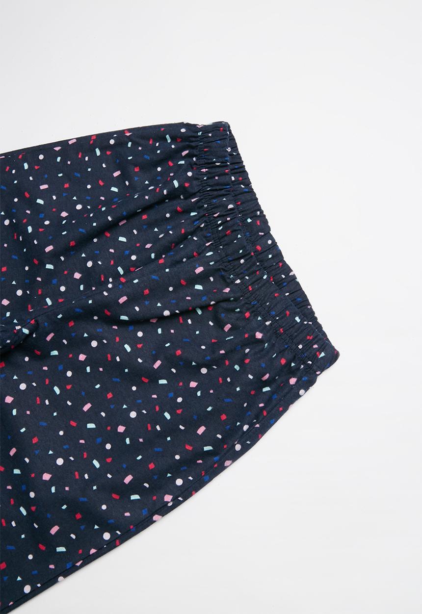 Pop Candy - Flannel pyjama top & bottom - pink & navy