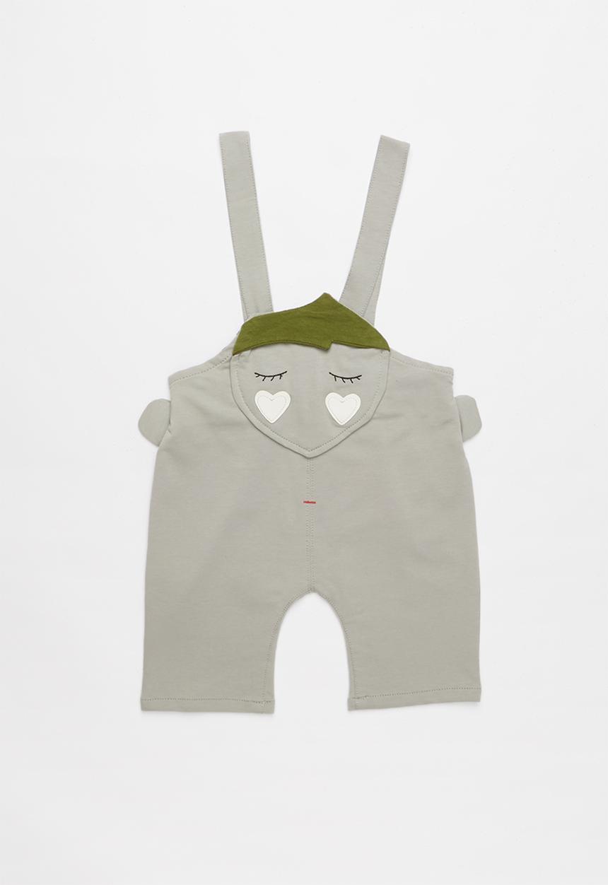 Pop Candy - Printed romper - grey 
