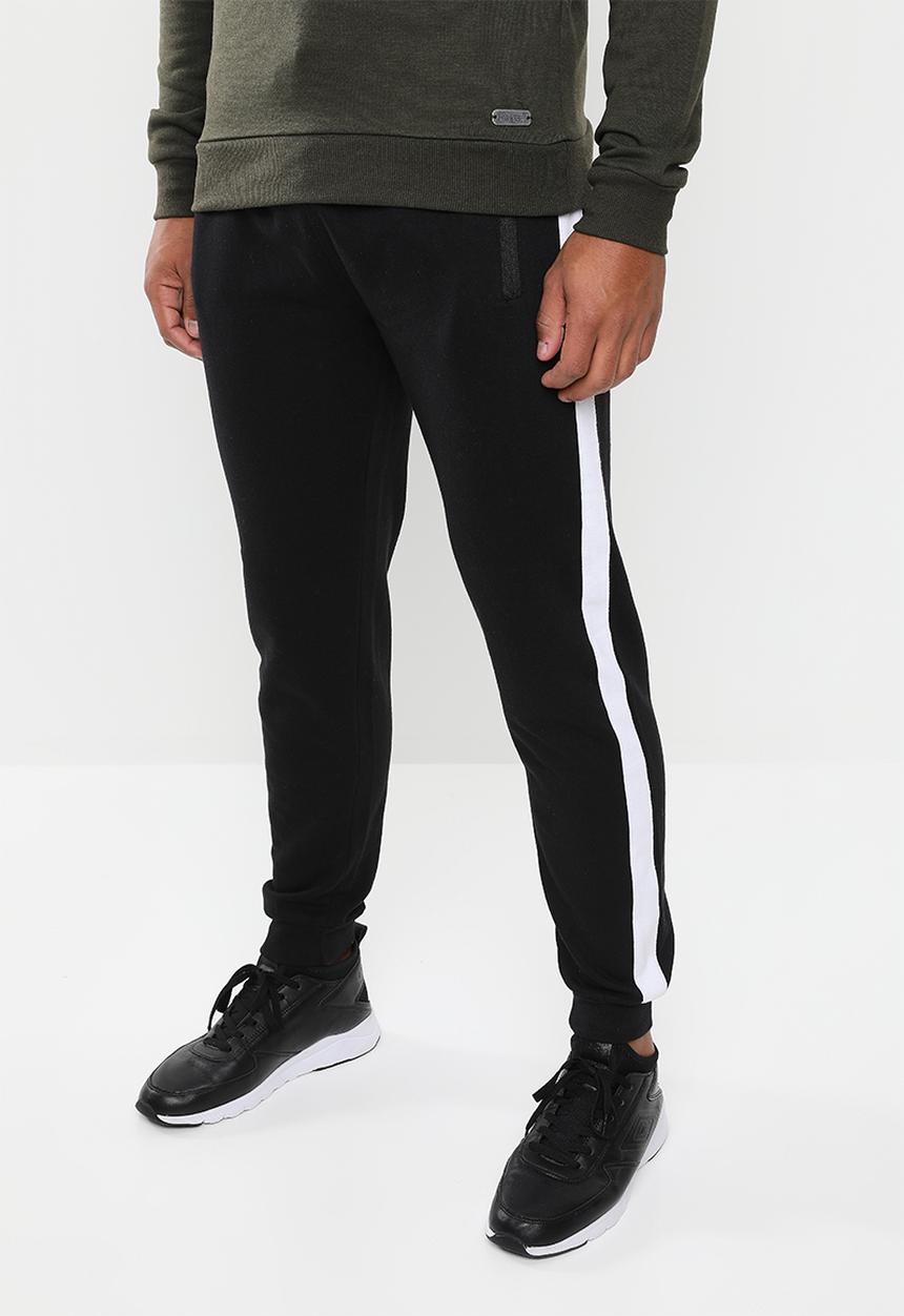 Brave Soul - Majestic joggers - black & white
