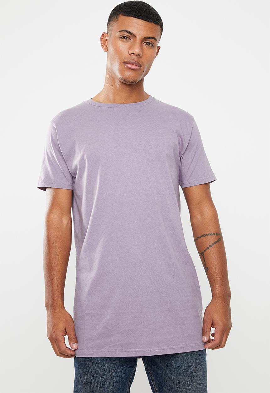 Brave Soul - Harrele longer length tee - purple