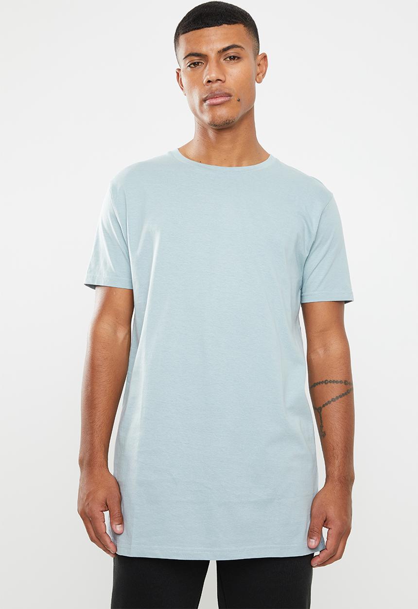 Brave Soul - Harrele longer length tee - blue