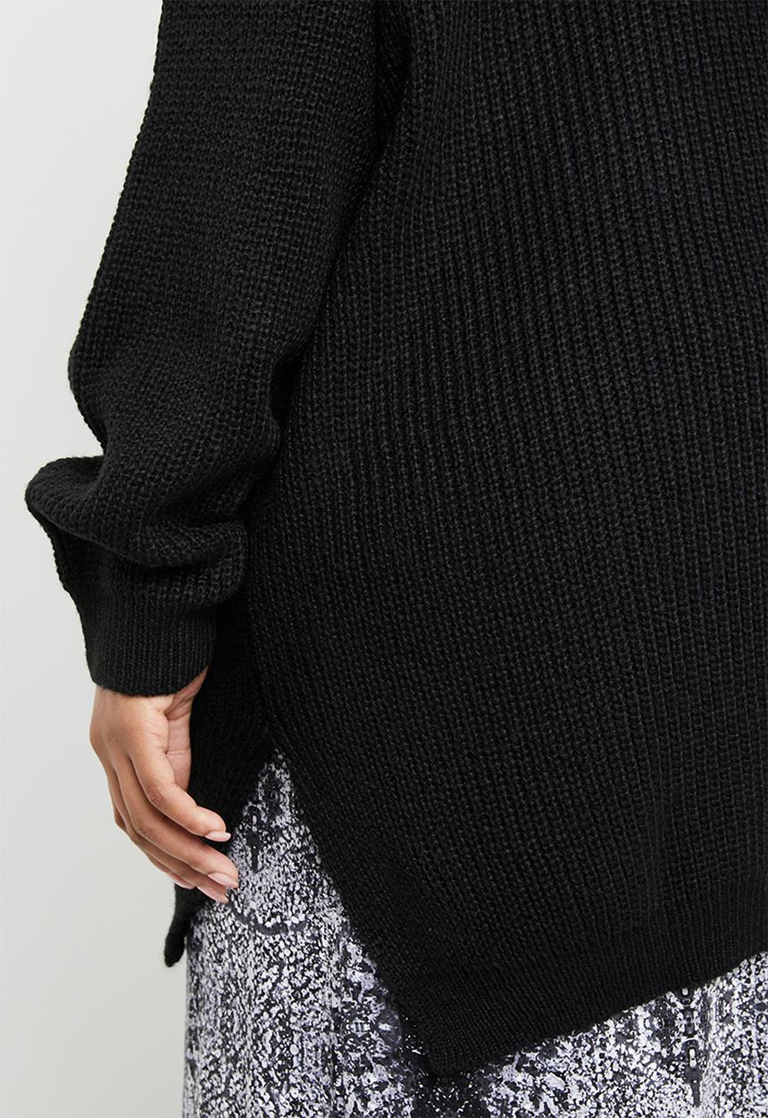 STYLE REPUBLIC PLUS - Choker style jersey - black
