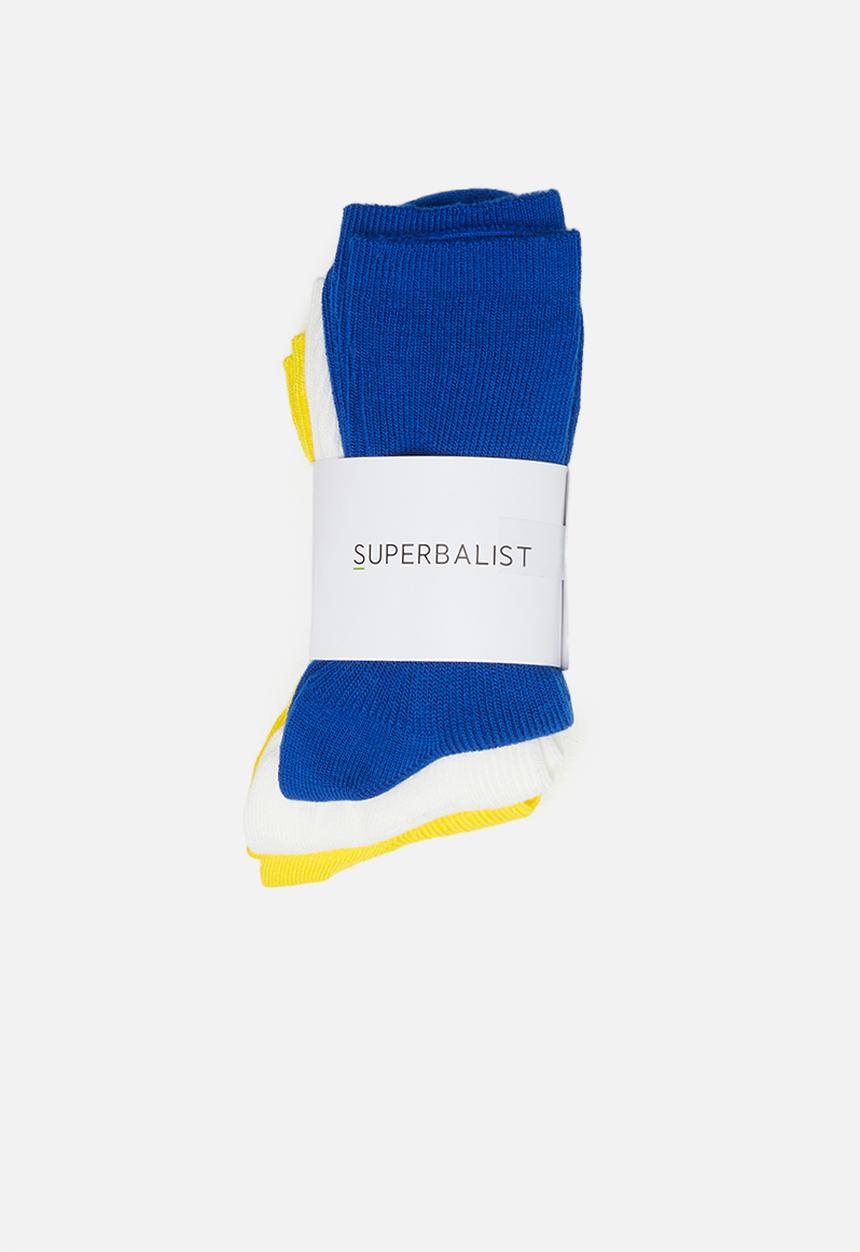 Superbalist - 3 pack cotton ankle socks - multi