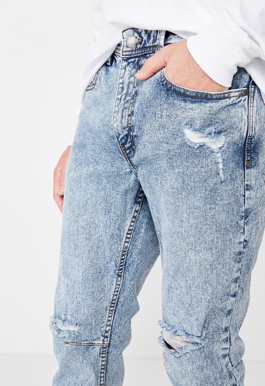 Cotton On - Tapered leg jeans - blue 