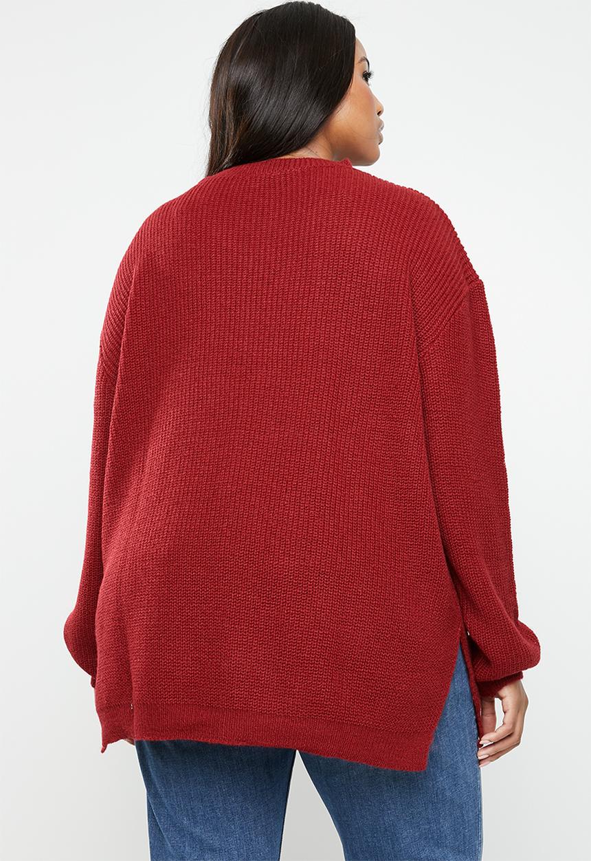 STYLE REPUBLIC PLUS - Choker style jersey - red