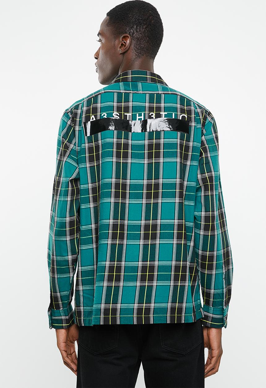 Diesel  - S-takeshi long sleeve check shirt - multi