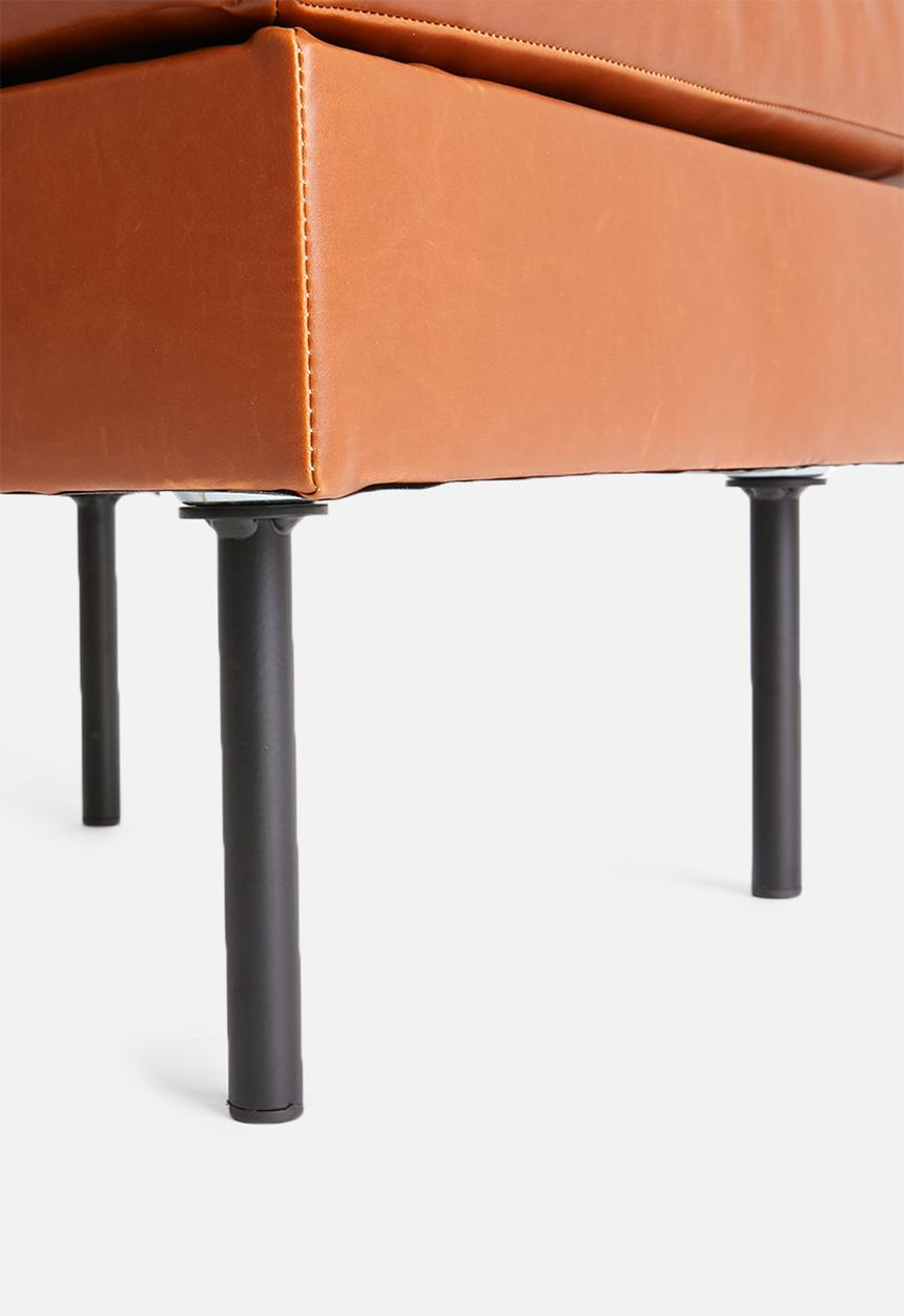 Sixth Floor - Cigar ottoman - brown