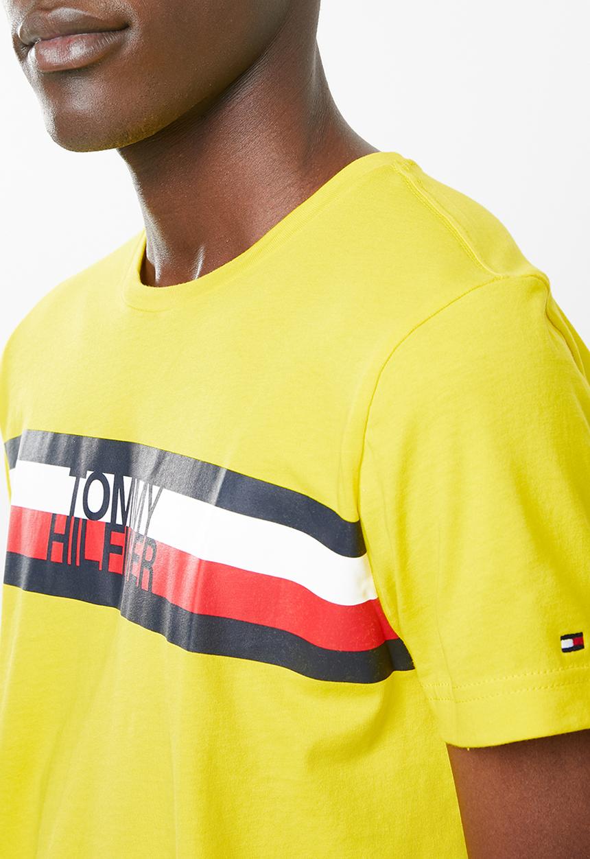 Tommy Hilfiger - Tommy logo tee - yellow