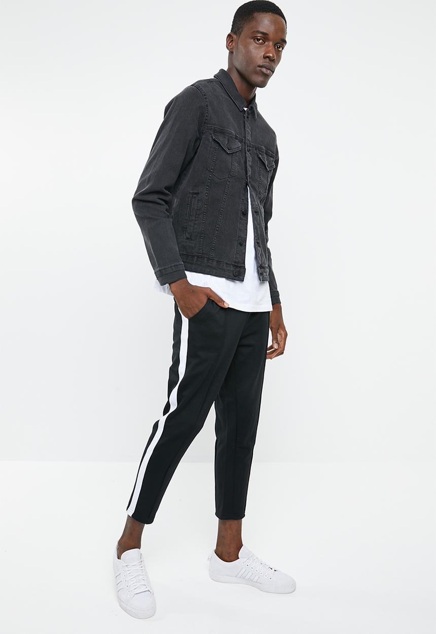 Only & Sons - Owen cropped chino sweatpants - black