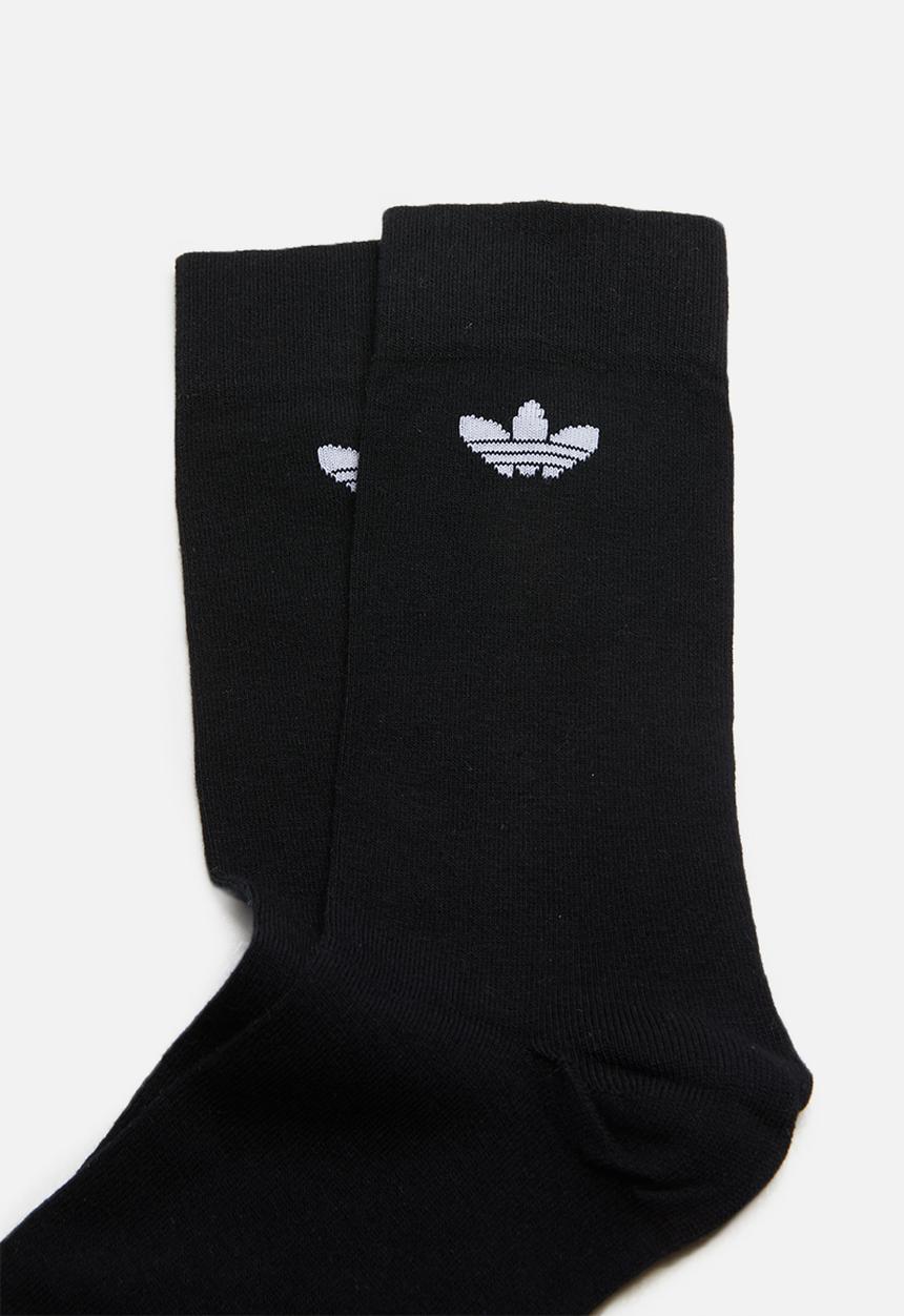 adidas Originals - Thin trefoil crew socks - black 