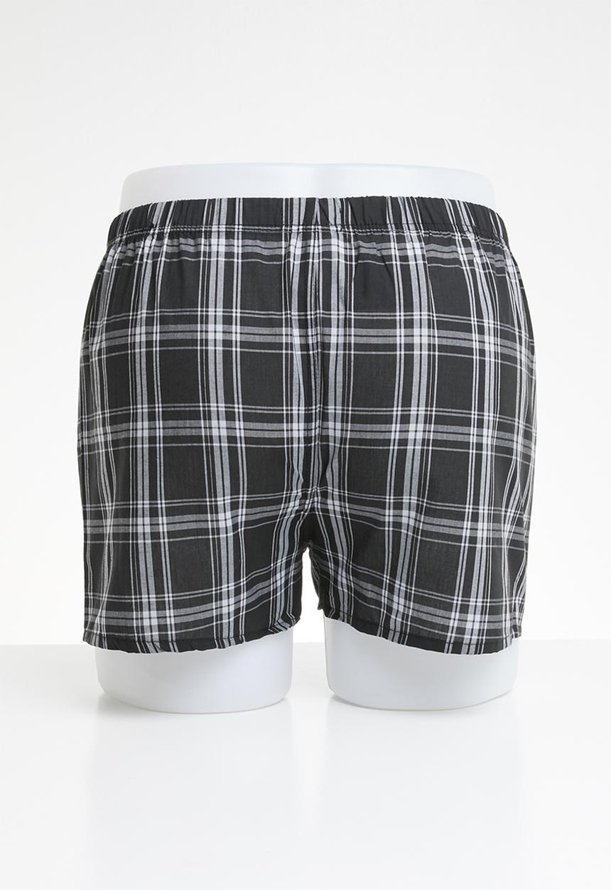 STYLE REPUBLIC - Boxers shorts - black & grey