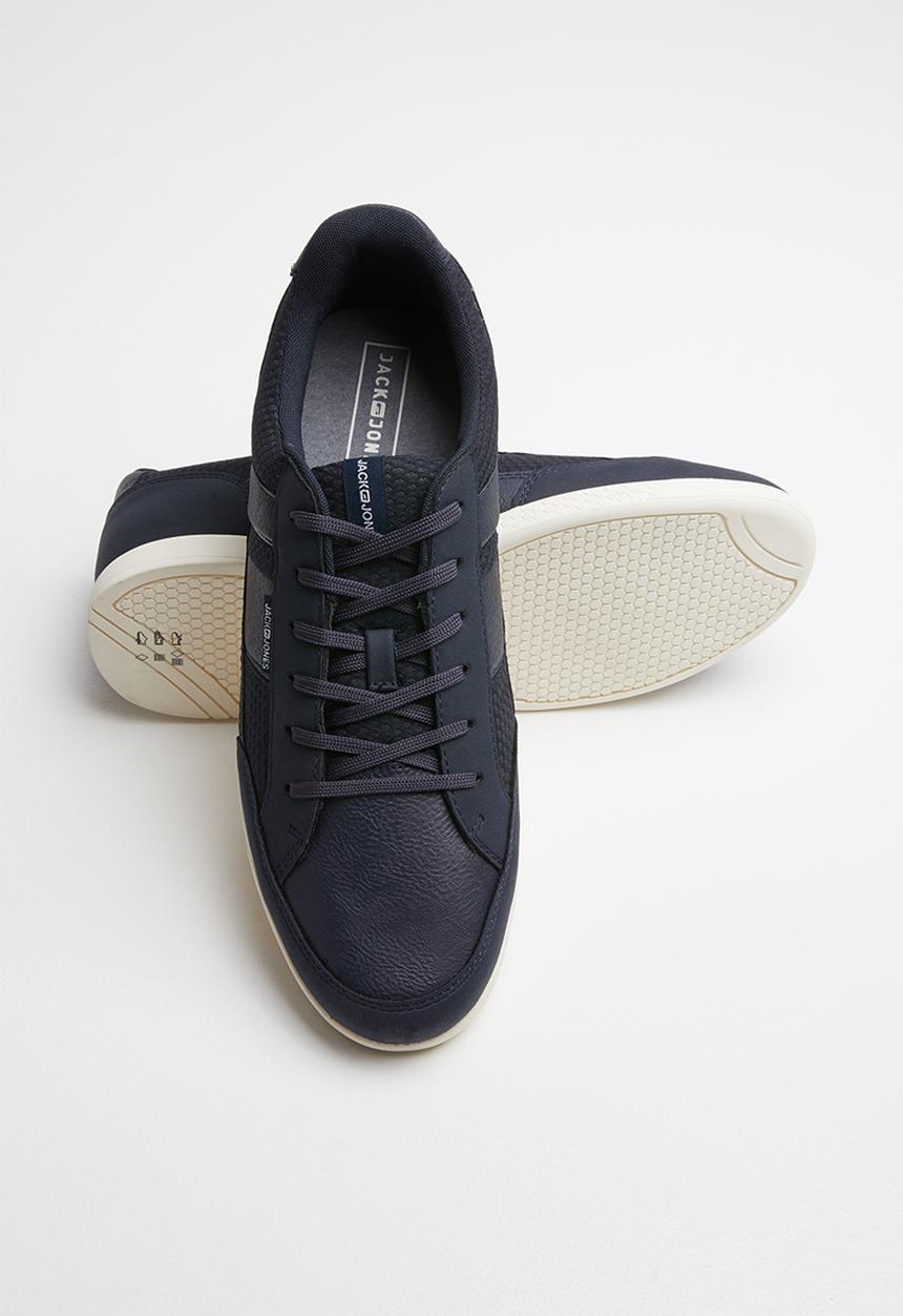 Jack & Jones - Byson mesh mix sneaker - navy