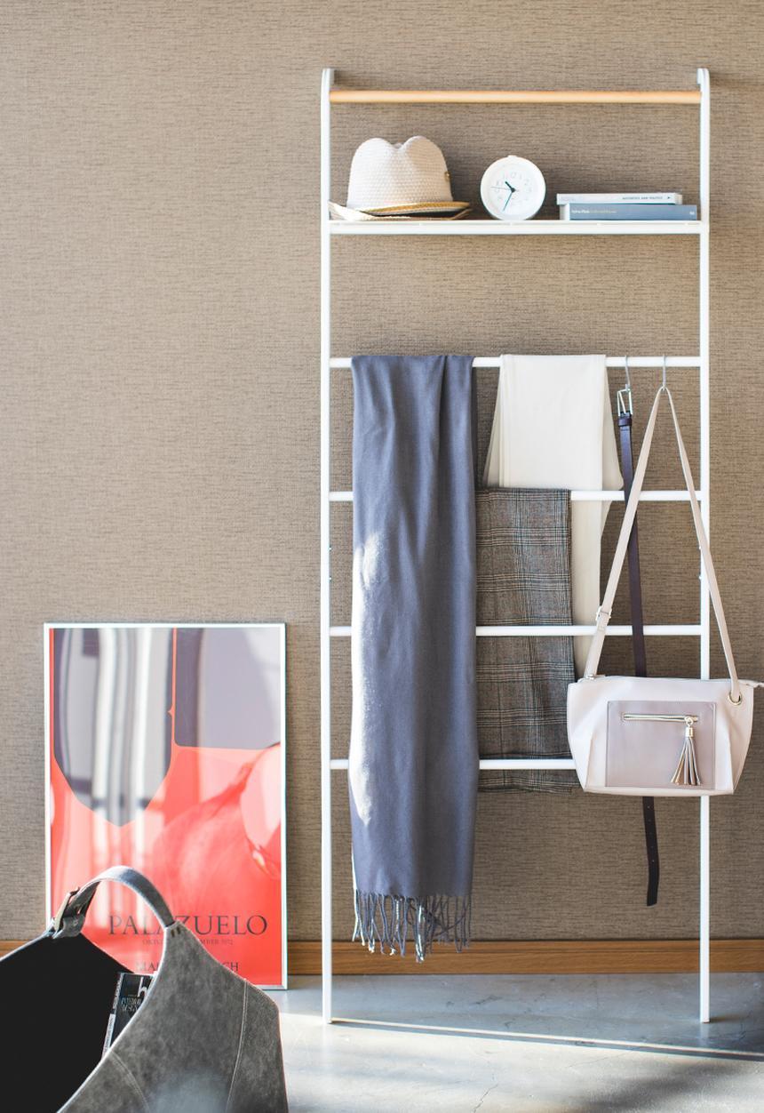 Yamazaki - Tower ladder hanger wide - white