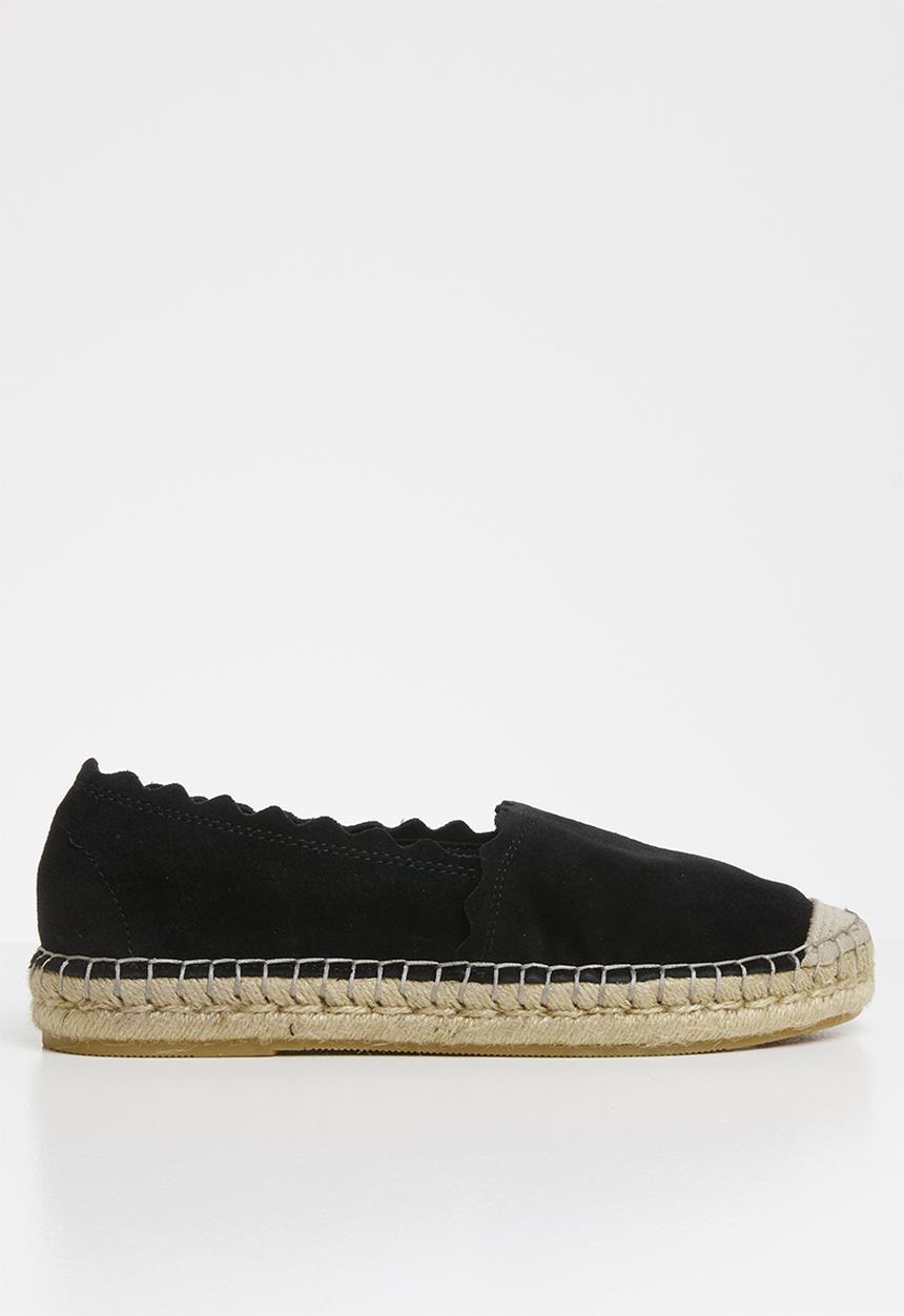 Steve Madden - Breanna slip-on flatform espadril - black